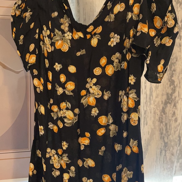 Loco Lindo Venice dress lemon print - Picture 3 of 3